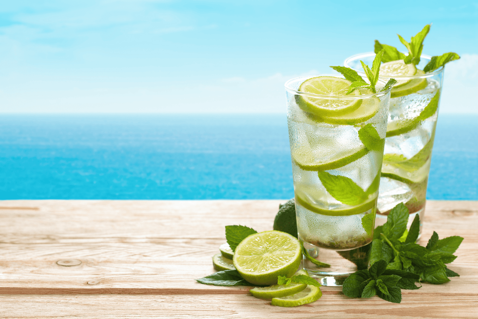 Virgin Mojito Recipe with Fresh Mint and Lime