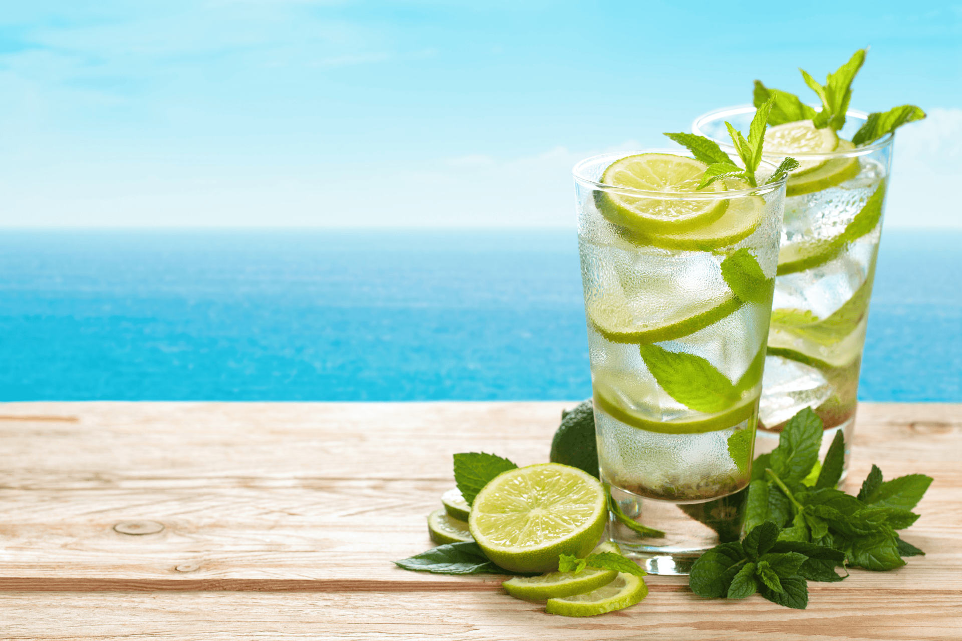 Virgin Mojito Recipe with Fresh Mint and Lime