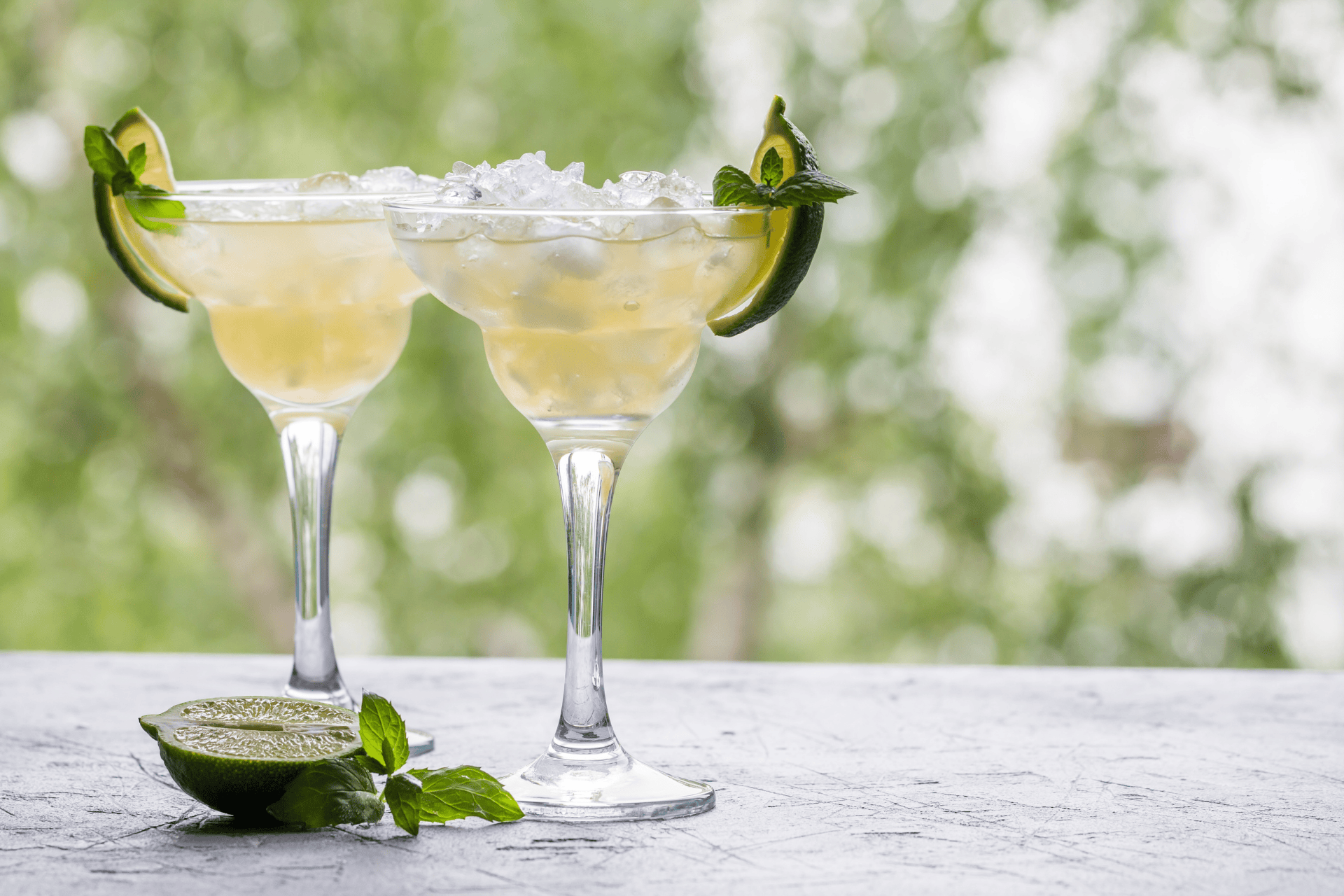 Virgin Margarita with Fresh Lime and Zero Alcohol