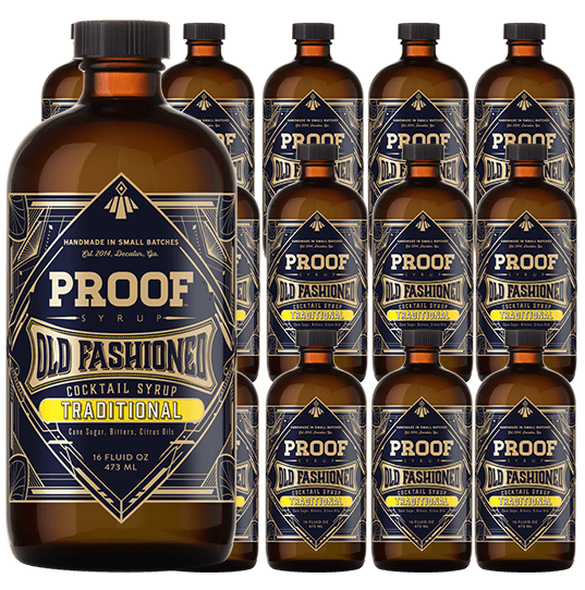 12 Bottles Of Old Fashioned Traditional Proof Syrup.