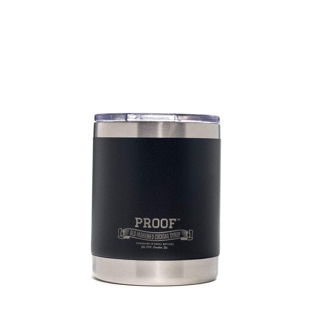 Load image into Gallery viewer, 10 oz black Proof Syrup tumbler.