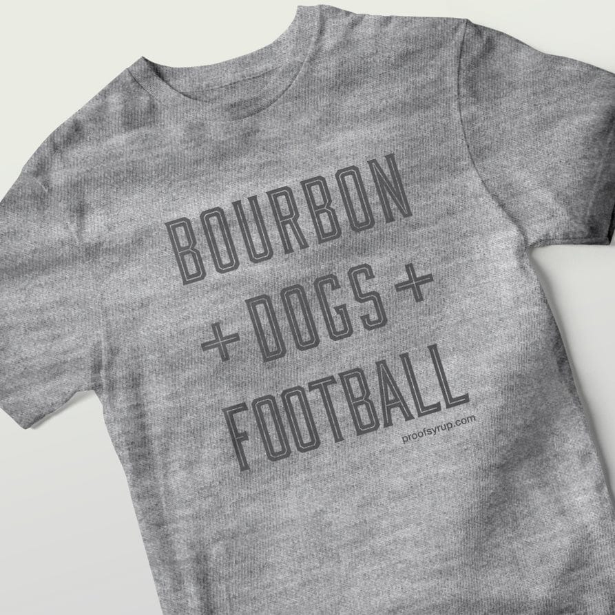 Bourbon + Dogs + Football T-Shirt